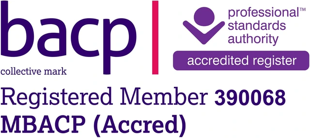 BACP Registered Member 390068, MBACP Accredited
